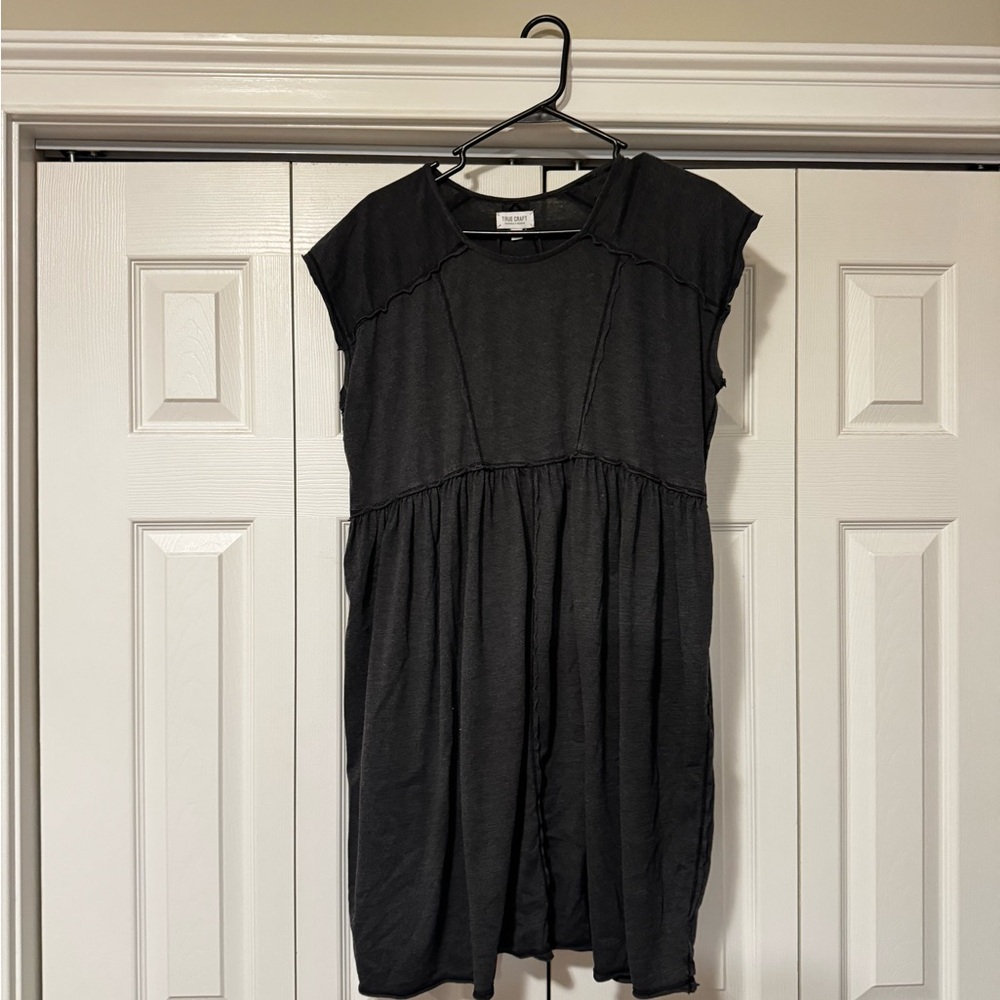 True Craft Black Mini Dress